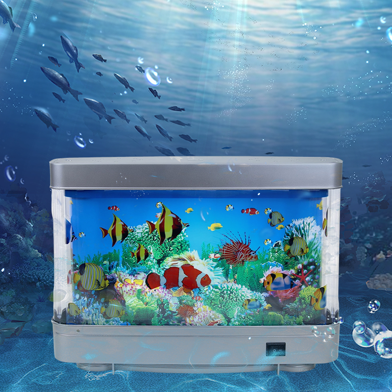 Marine Aquarium Decorations - Tropical Fish Tank Lamps Artificial Aquarium