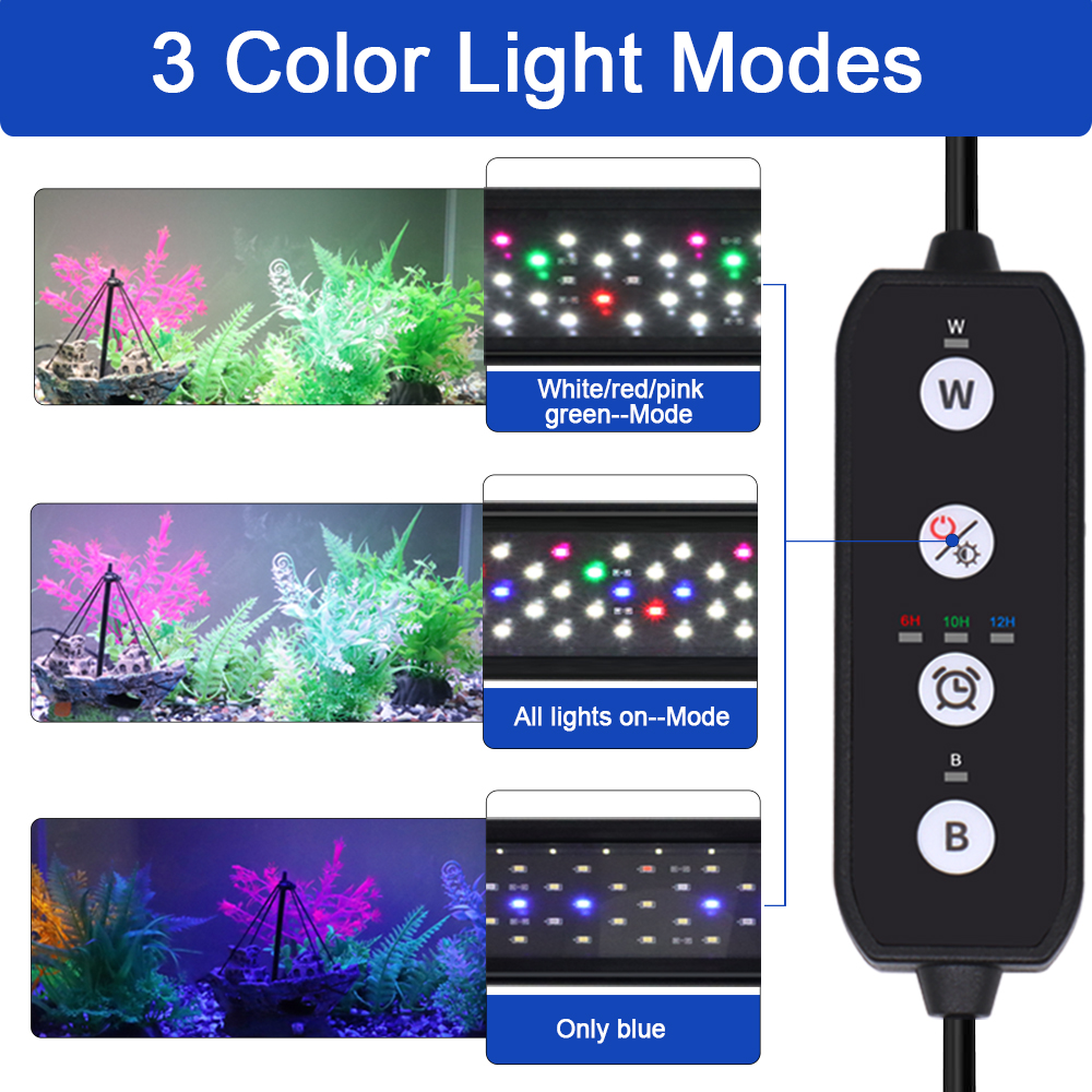 12-30 Inch Fish Tank Full Spec - огляд і ціна Marine Aquarium Led