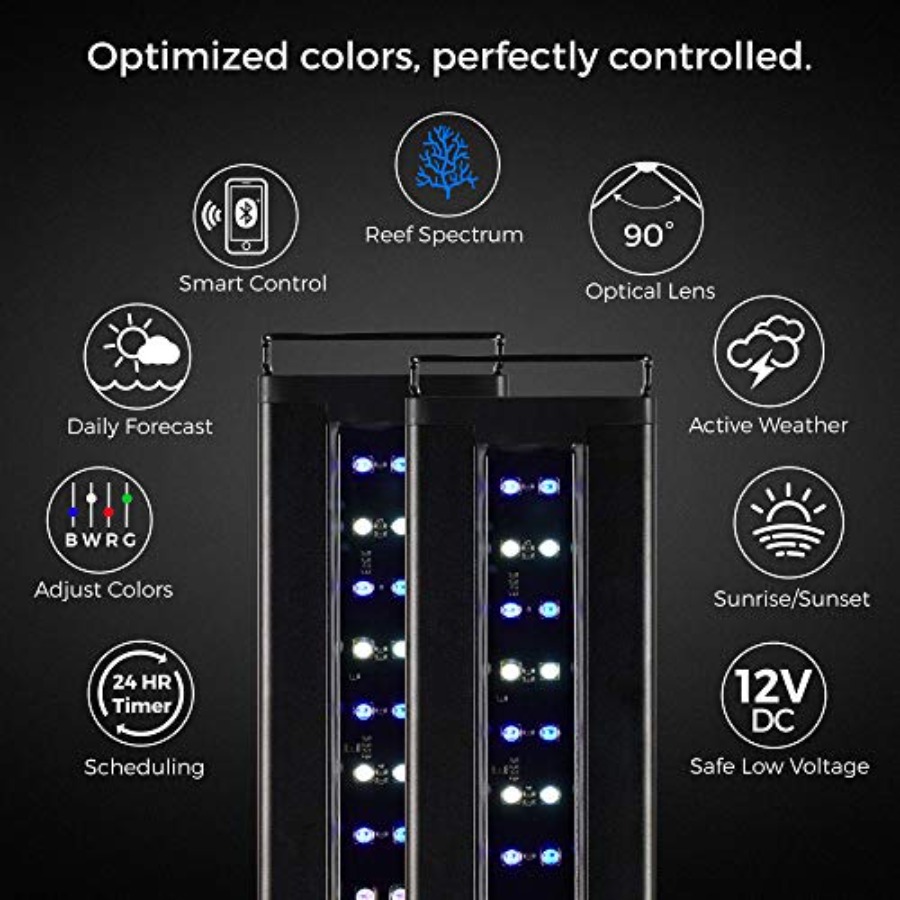USA PRO Dual 36-48 Inch Orbit  - огляд і ціна Marine Aquarium Led Lights