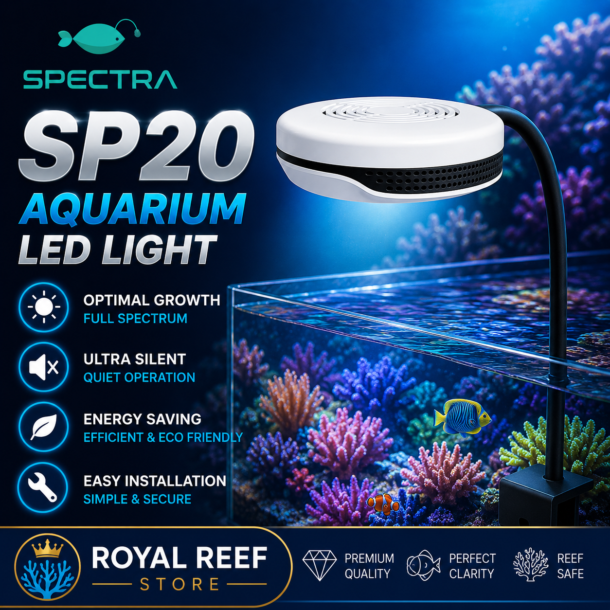 Spectra SP20 20W Aquarium LED  - огляд і ціна Marine Aquarium Led Lights