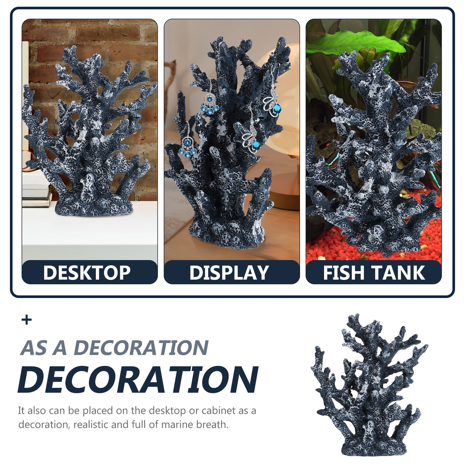 Artificial Coral Ornament Resi - огляд і ціна Aquarium Marine Plants