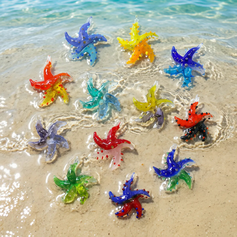 Mini Glass Starfish Pendant Co - огляд і ціна Marine Aquarium Decorations
