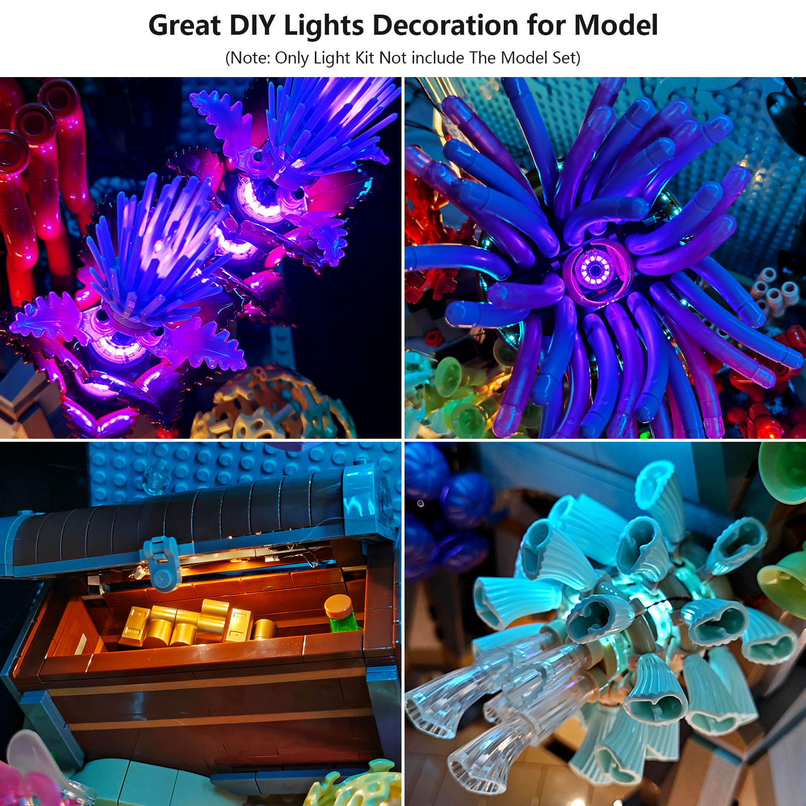 LYBMTWF LED Lighting Kit Compa - огляд і ціна Marine Aquarium Led