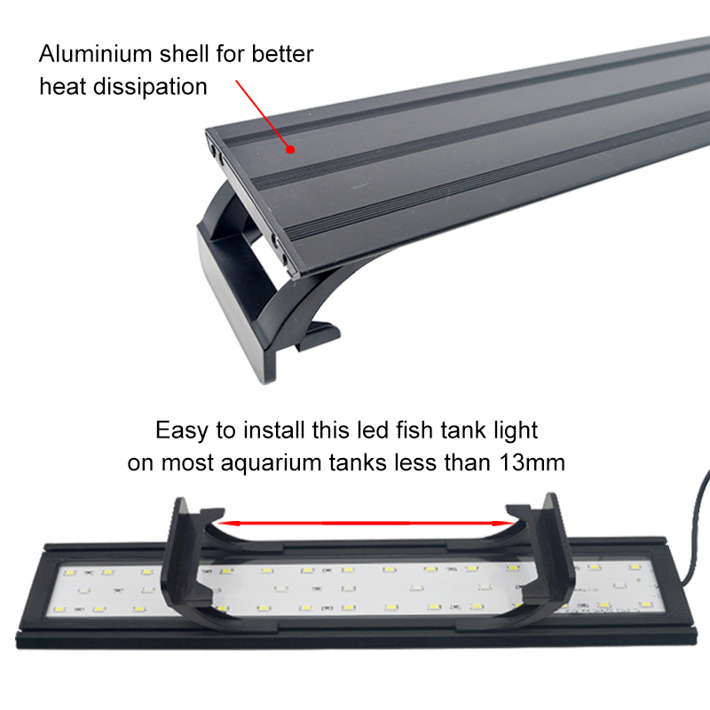 Aquarium LED Light for 16-64CM - огляд і ціна Marine Aquarium Lamp