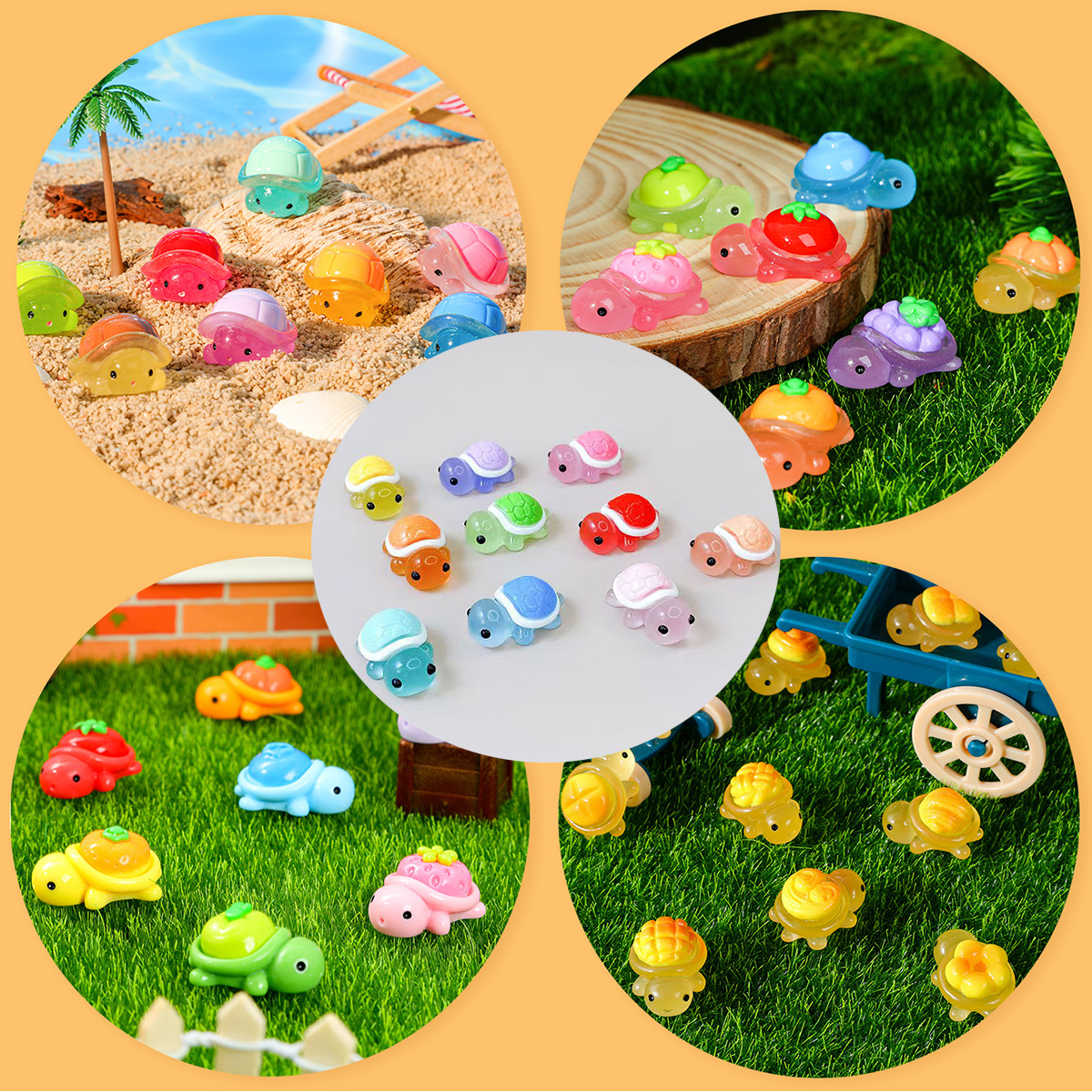 Mini Ocean Resin Turtle Animal - огляд і ціна Marine Aquarium Decorations