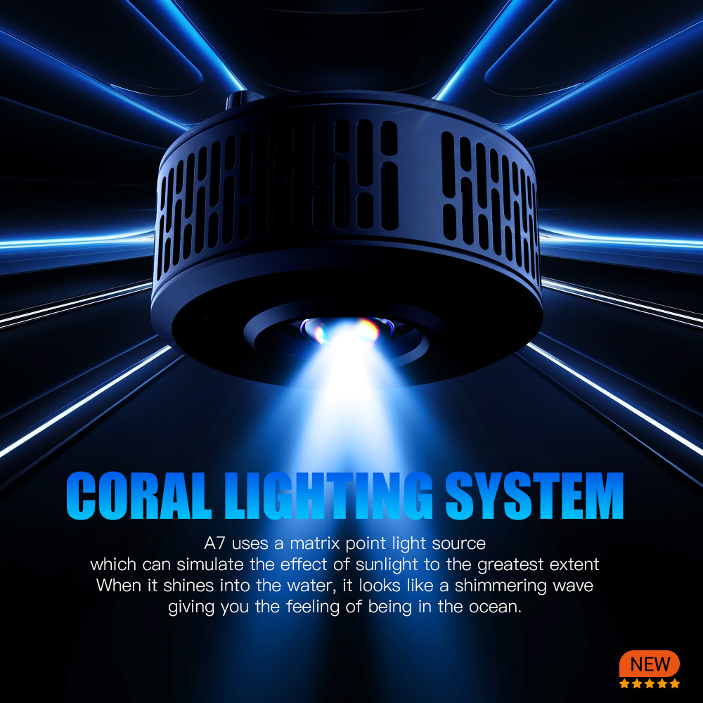 A7 III WiFi App Control Full S - огляд і ціна Marine Aquarium Led Lights