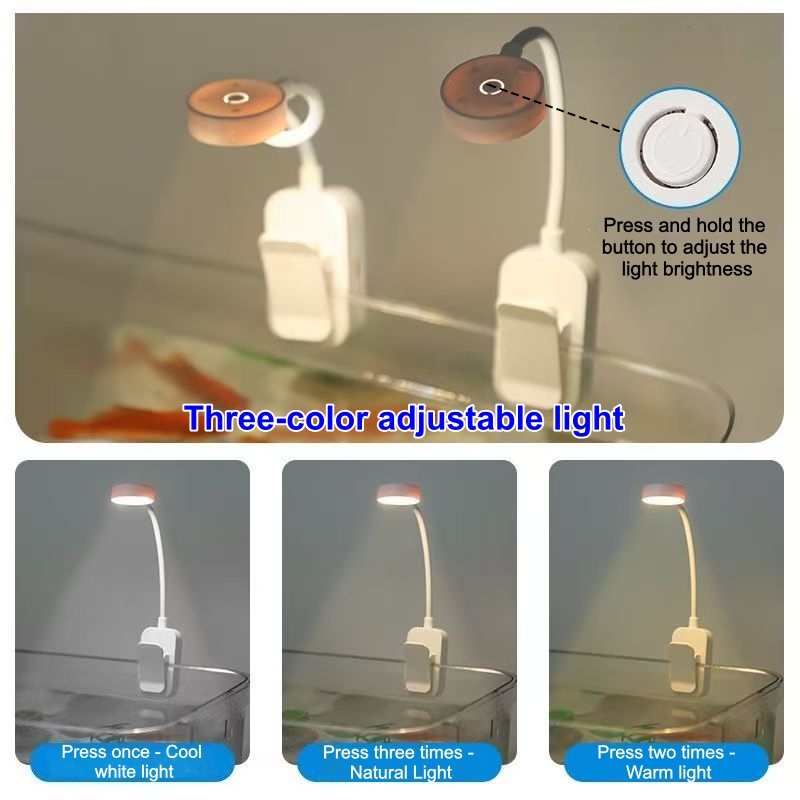 LED Aquarium Light Clip On Fis - огляд і ціна Marine Aquarium Lamp