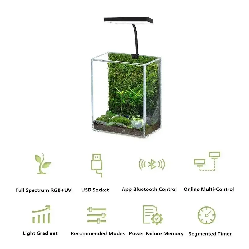WEEK AQUA Mini 9 Pro USB Nano  - огляд і ціна Marine Aquarium Led