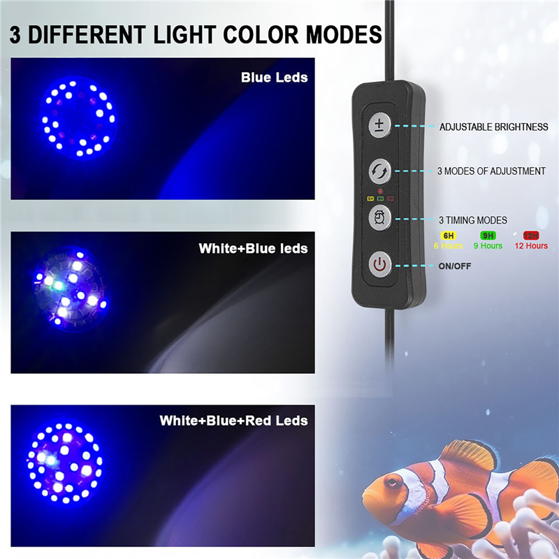 30W Aquarium Fish Tank Sea Wat - огляд і ціна Marine Aquarium Led