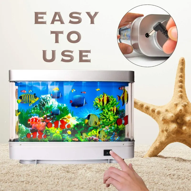 Tropical Fish Tank Lamps Artif - огляд і ціна Marine Aquarium Decorations
