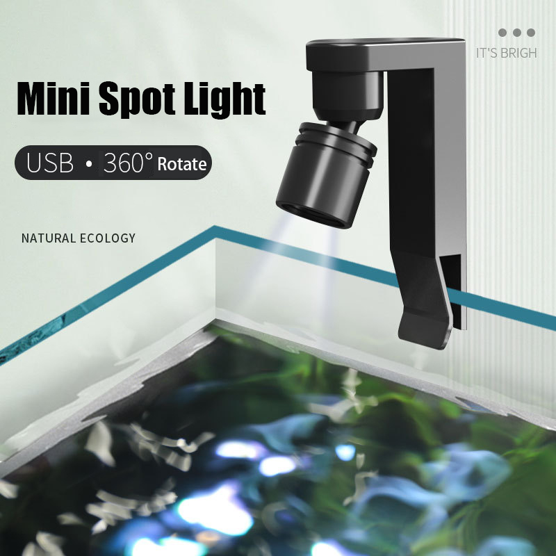 USB Clamp Light Waterproof Whi - огляд і ціна Marine Aquarium Lamp