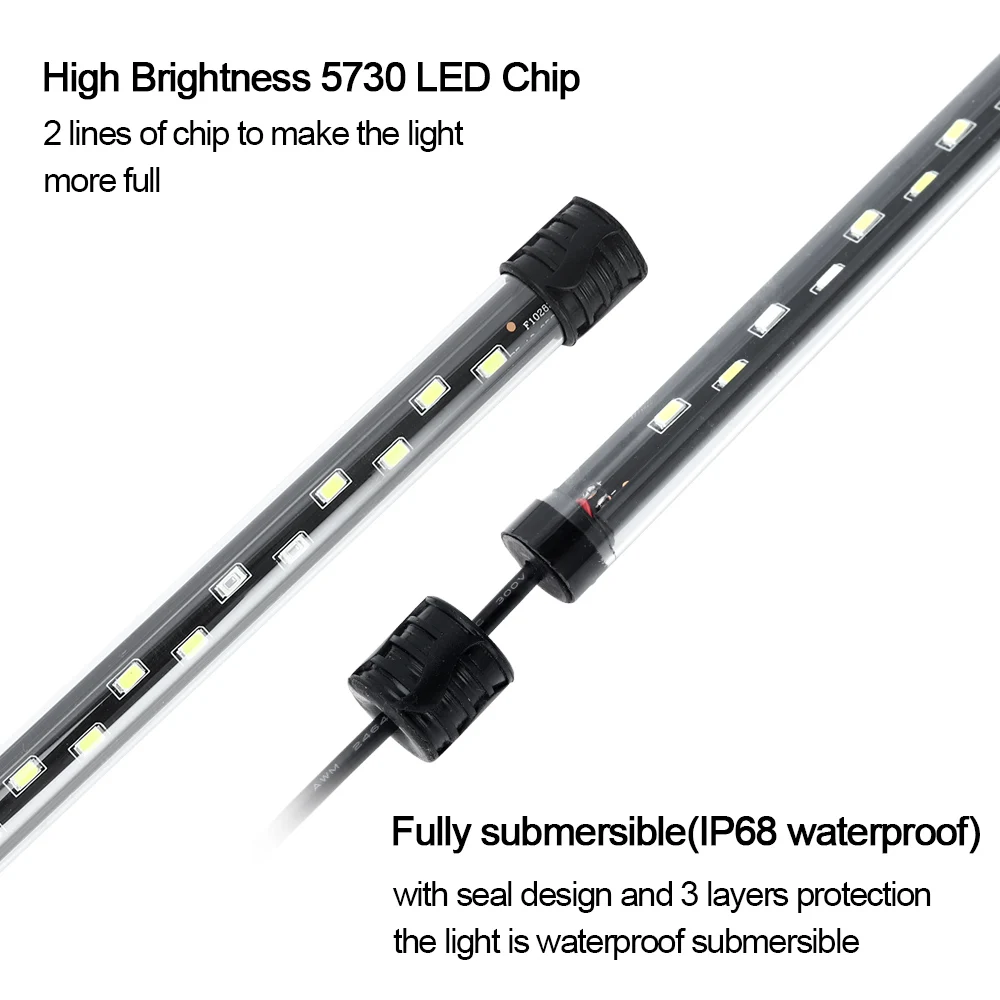 58CM  Aquarium Light LED Plant - огляд і ціна Marine Aquarium Lamp