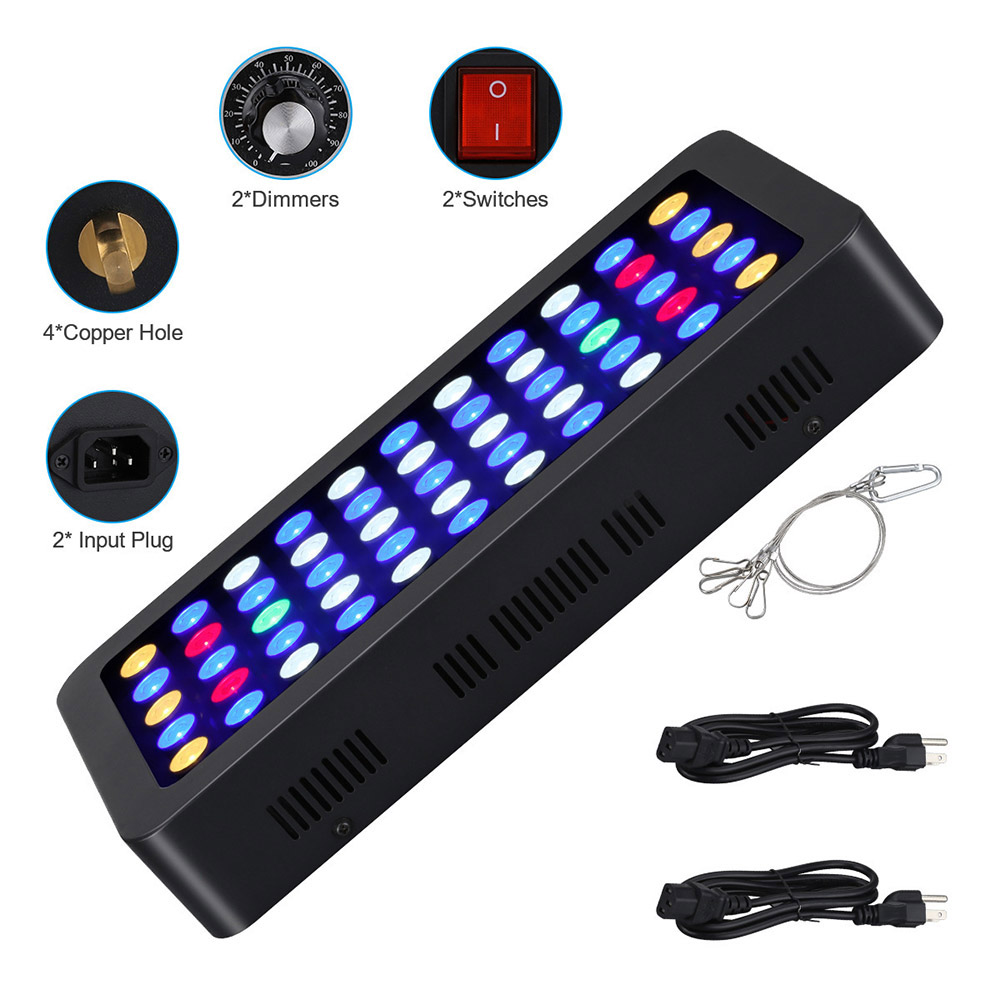 165W LED Aquariums Light Dimma - огляд і ціна Aquarium Marine Plants