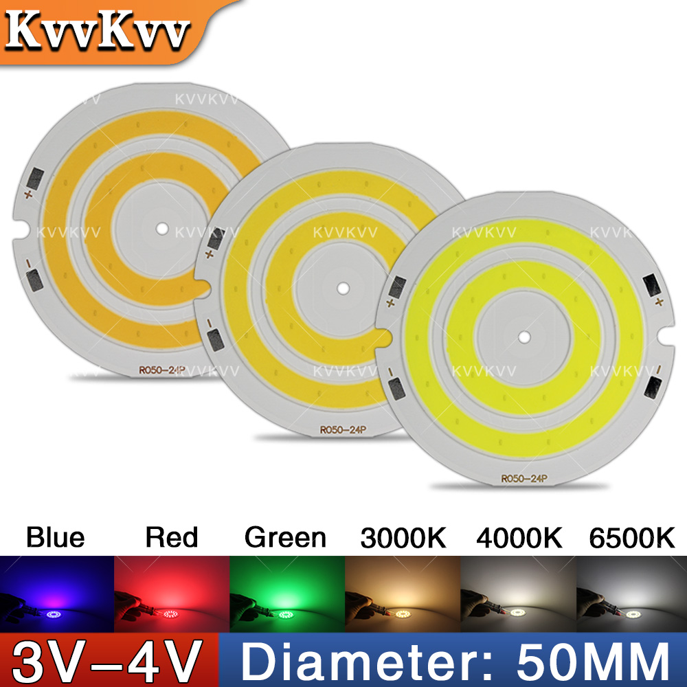 3V 4V Round COB LED Lamp Parts - огляд і ціна Marine Aquarium Led