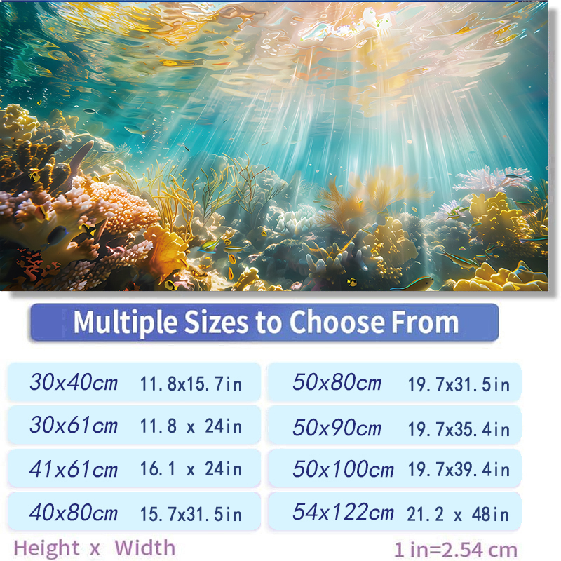 Aquarium Background Sticker Co - огляд і ціна Marine Aquarium Wallpaper