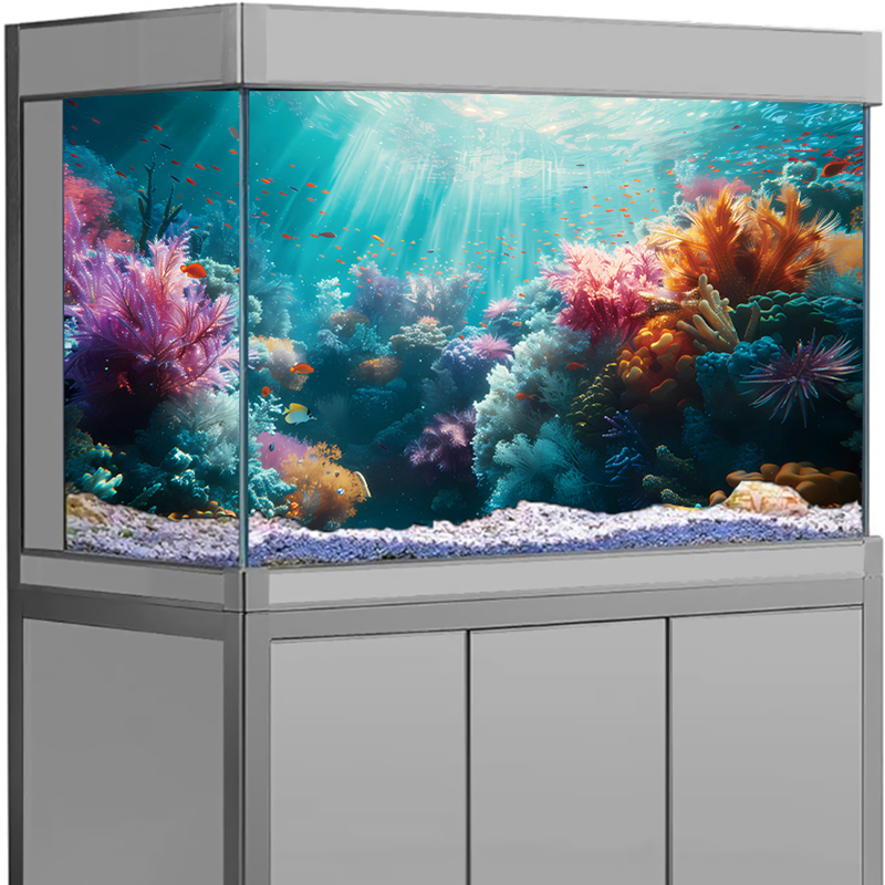 Aquarium Background Sticker Co - огляд і ціна Marine Aquarium Wallpaper