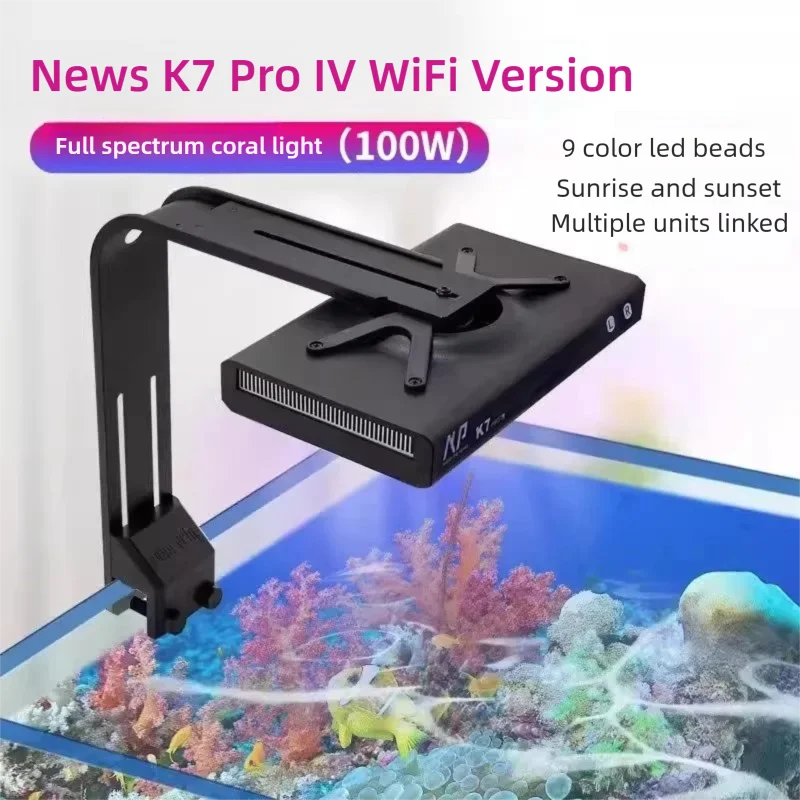 Noo-Psyche K7 Pro V4 WiFi Full - огляд і ціна Marine Aquarium Led Lights