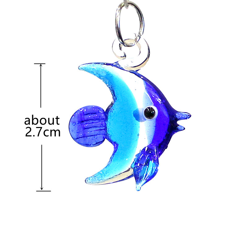 2pcs Mini Fish Glass Pendant C - огляд і ціна Marine Aquarium Decorations