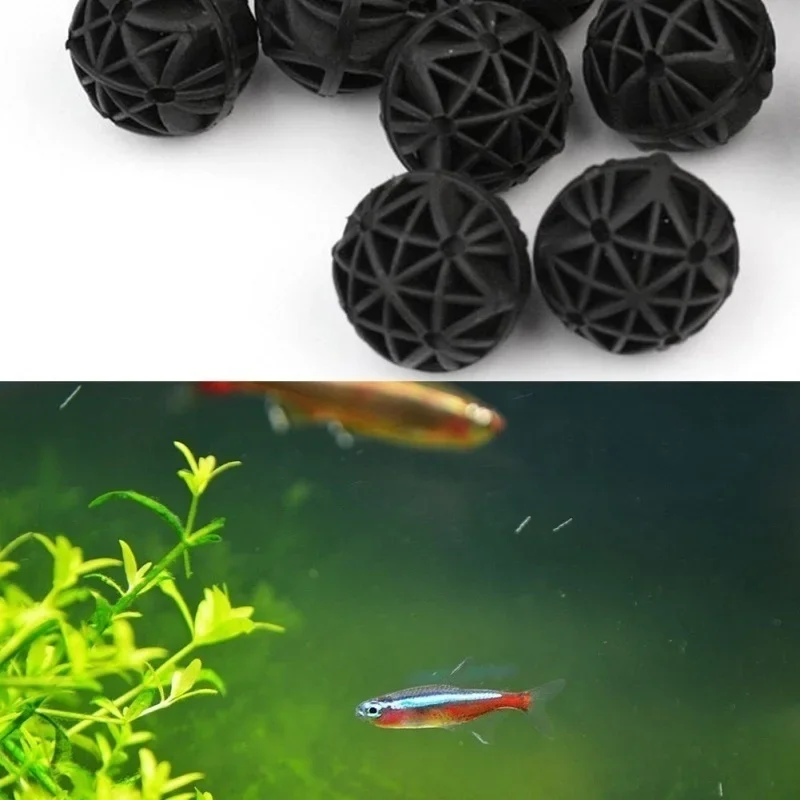 20Pcs 16mm Aquarium Filter Bio - огляд і ціна Aquarium Marine Plants